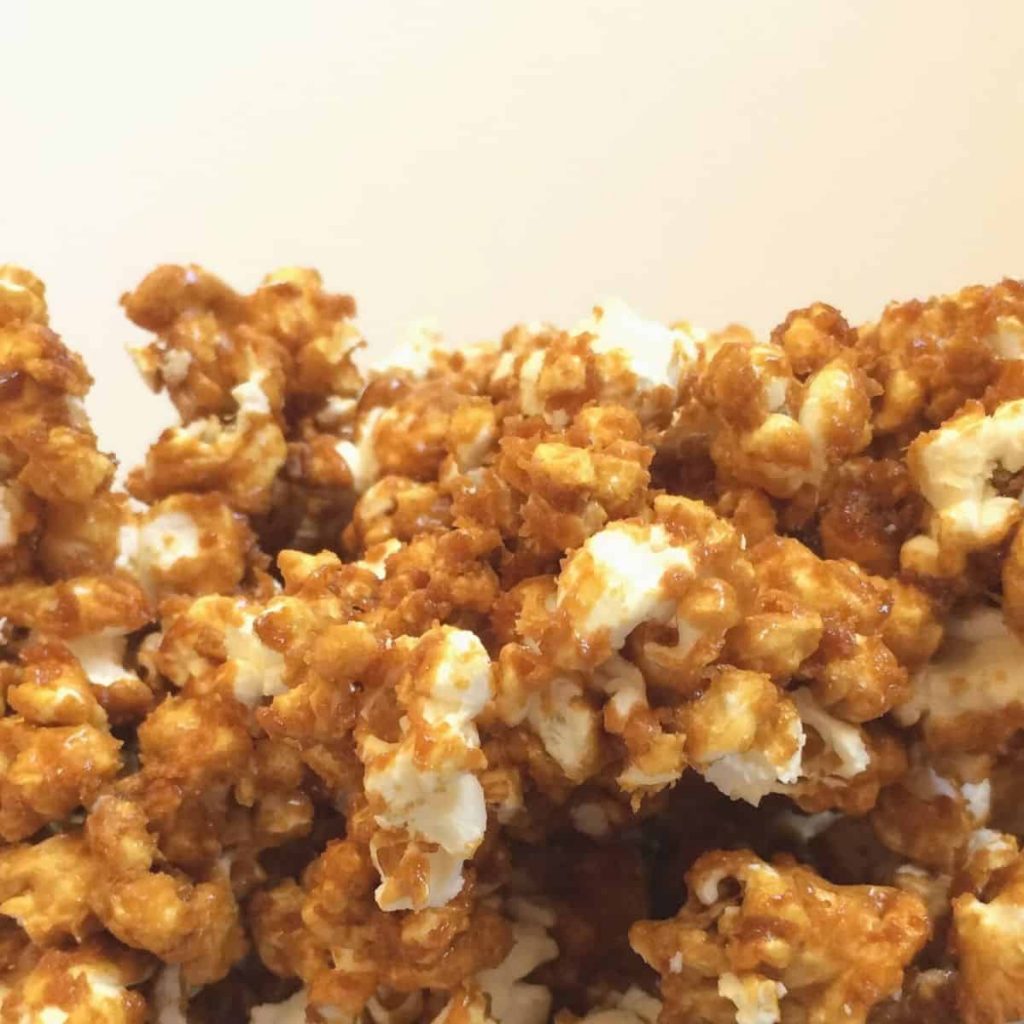 Allergy free caramel corn