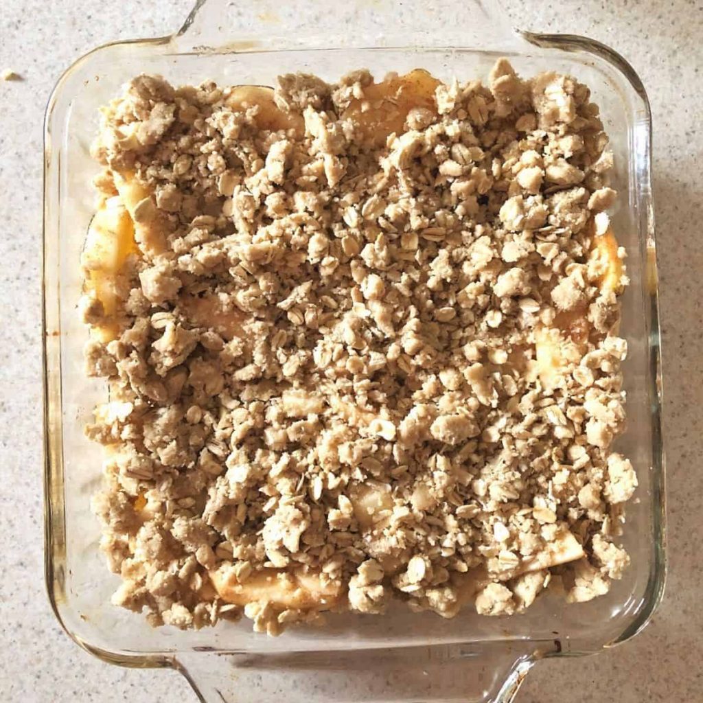 gluten and dairy free apple crisp