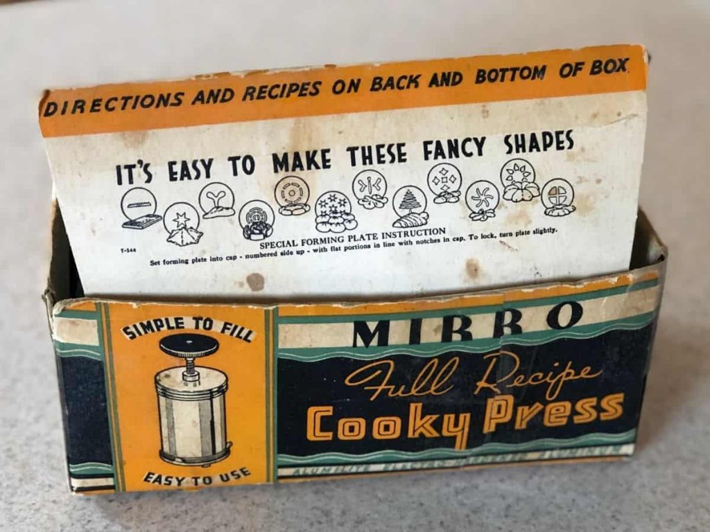 A cookie press box