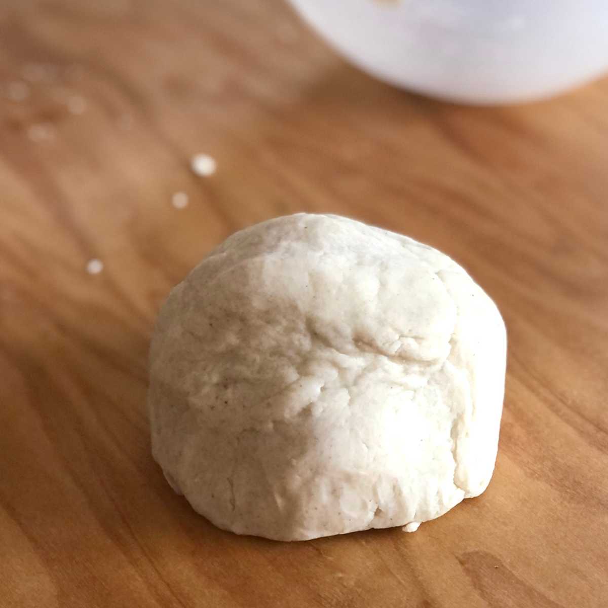 gluten and dairy free pie crust in a ball