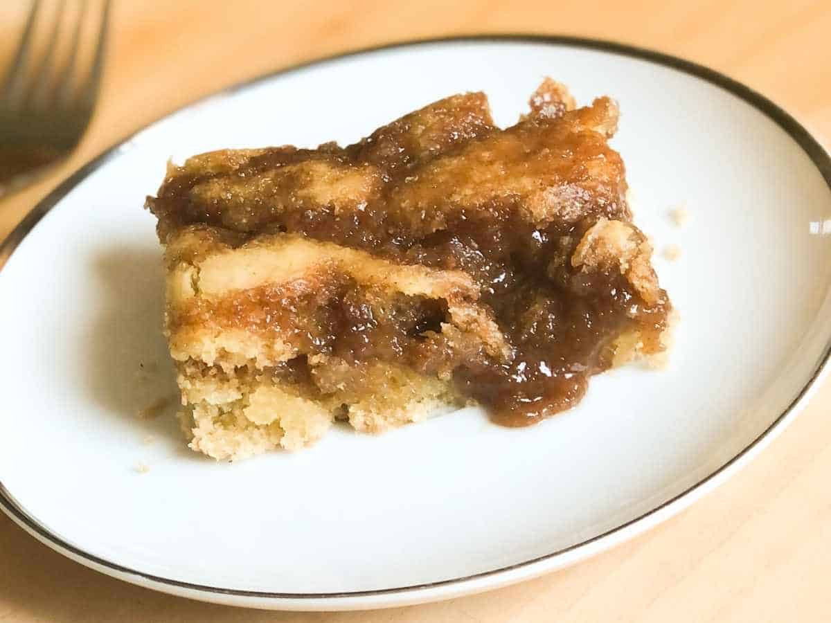 Eggless coffee cake