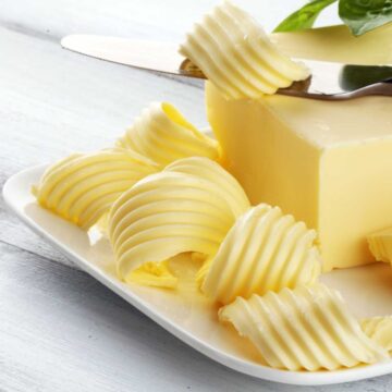 A block of dairy free butter