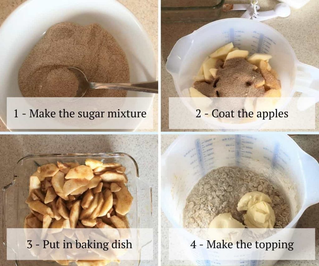 gluten and dairy free apple crisp