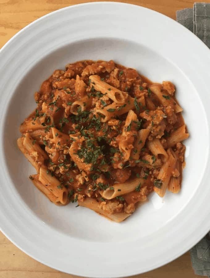 Allergy Friendly Instant Pot Pasta