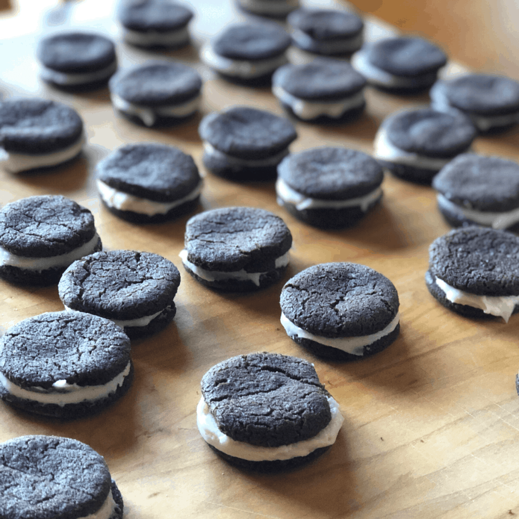 Gluten Free Chocolate Sandwich Cookies